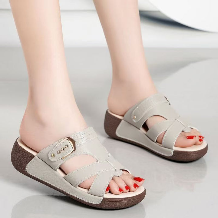 Dame Komfort-sandaler med ergonomisk design og fashionable remme Stilla
