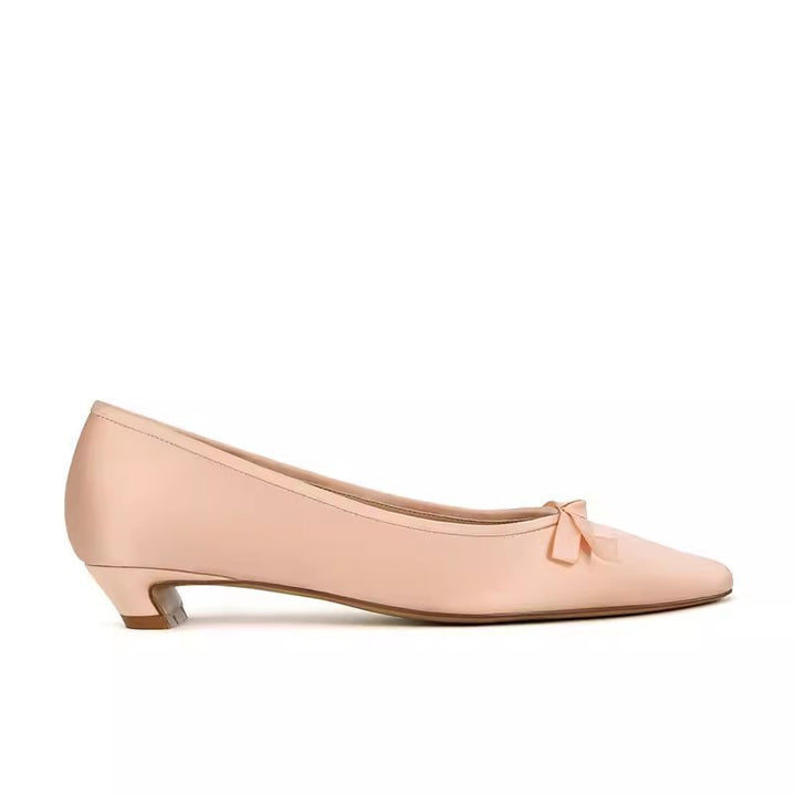 Dame Elegant Bue-Detalje Spidssko Stilla