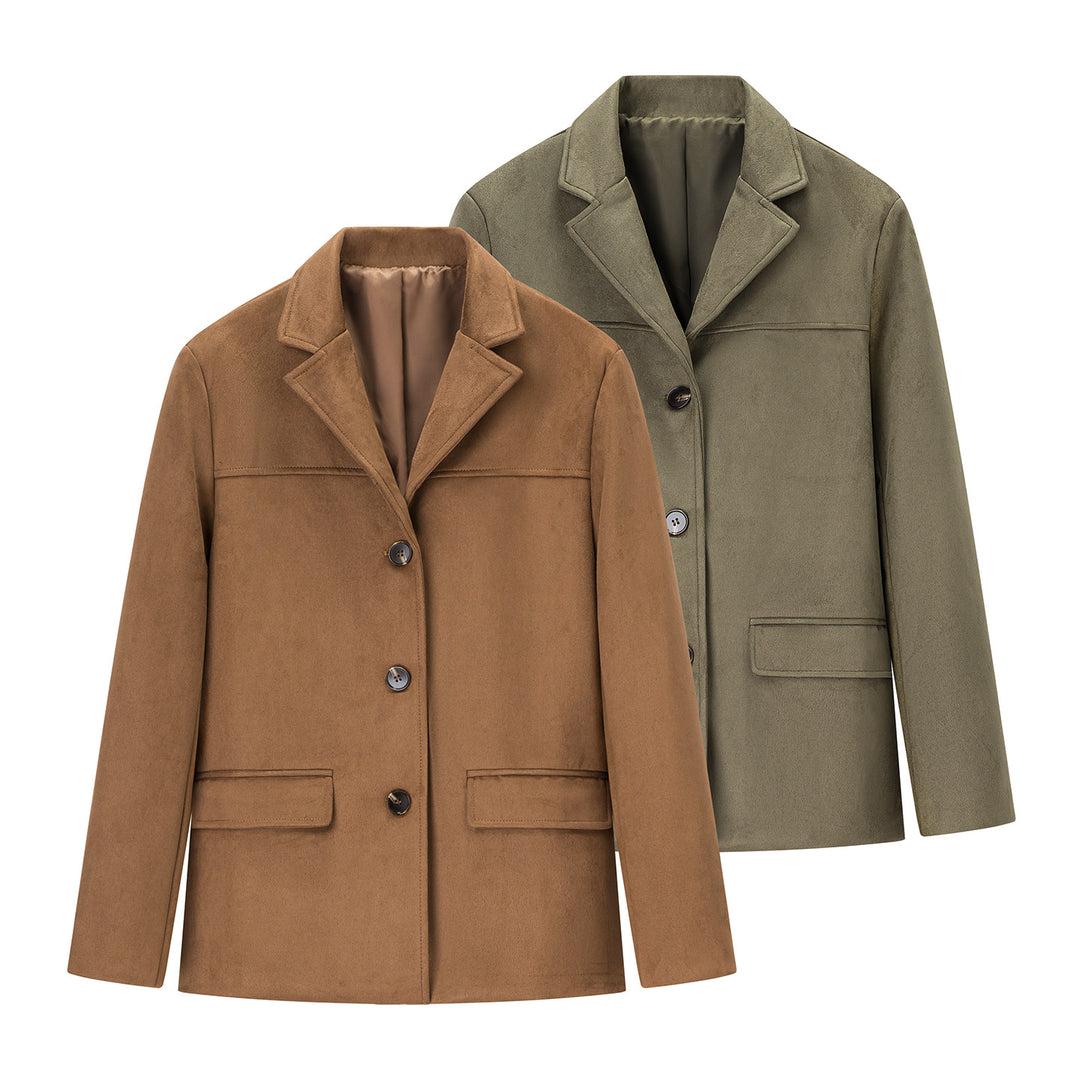 Kvinders fashionable blazer lavet af blødt materiale Stilla