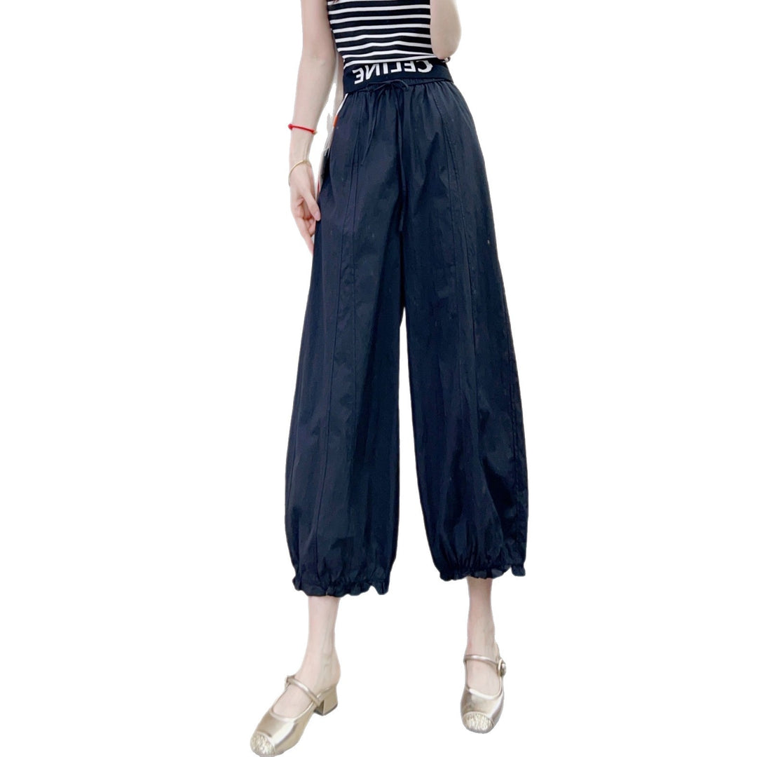 Dame Vidde Sommerbukser med elastisk liv og feminine folder Stilla