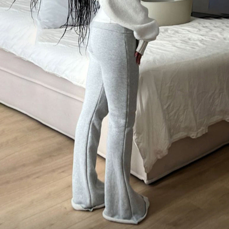 Dame leggings med udvidet ben Skovae