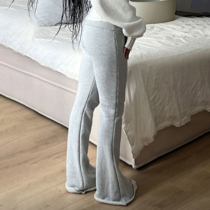 Dame leggings med udvidet ben Skovae