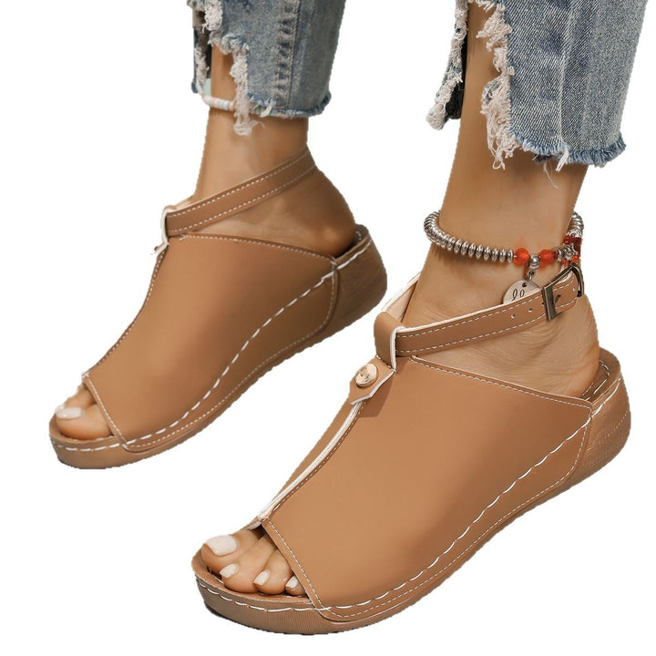 Dame sandals med behagelig hælspænde Stilla