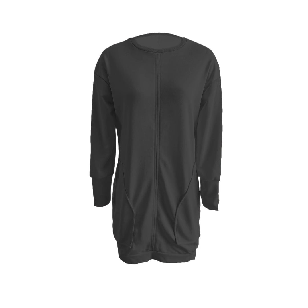 Dame Sporty Longsleeve med sidelommer og komfortabel pasform Stilla