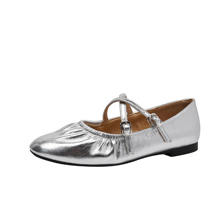 Dame Elegant Krydsrem Ballerina Stilla