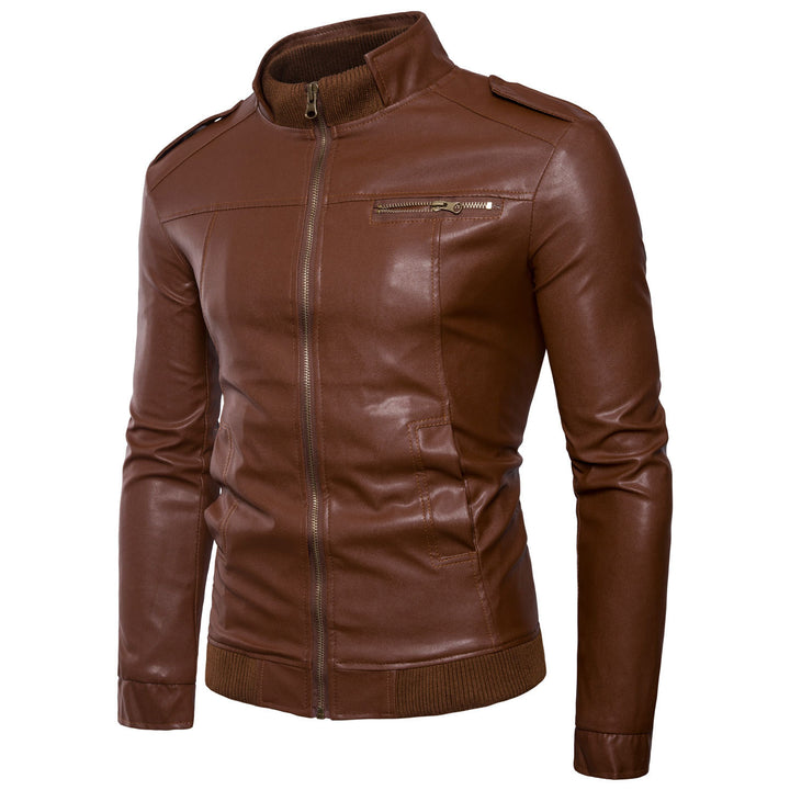 Herrer Premium Biker-stil Læderjakke Stilla