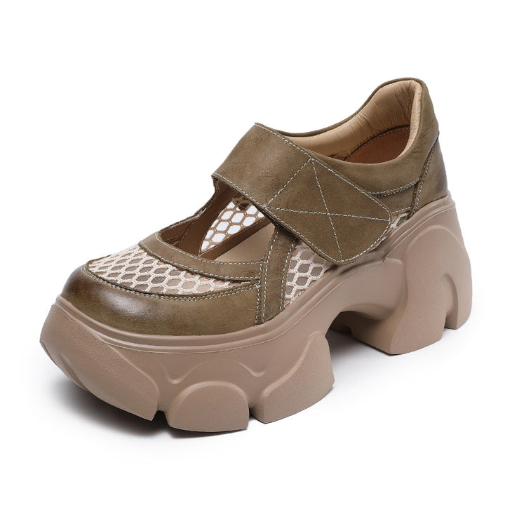 Dame Mesh-strop Chunky-Plateau-sko Stilla