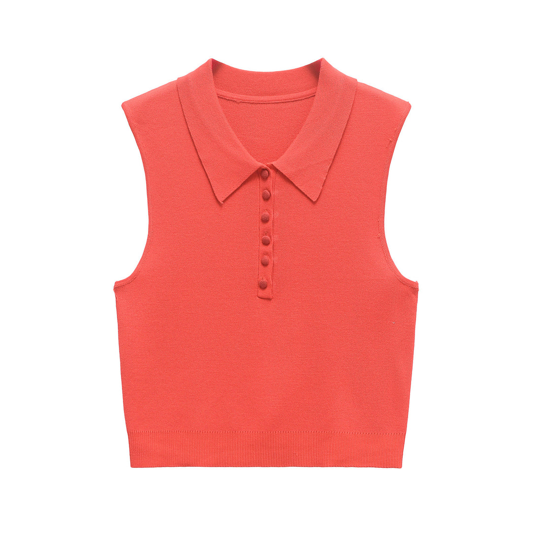 Femme Ærmeløs Polo-Top Stilla
