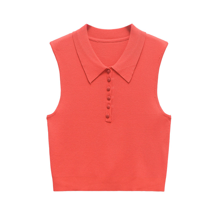 Femme Ærmeløs Polo-Top Stilla