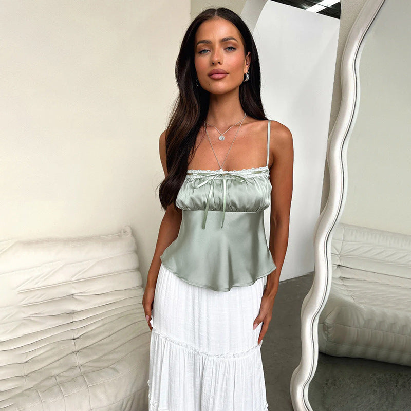 Dame Elegant Silke-Cami-Top Stilla