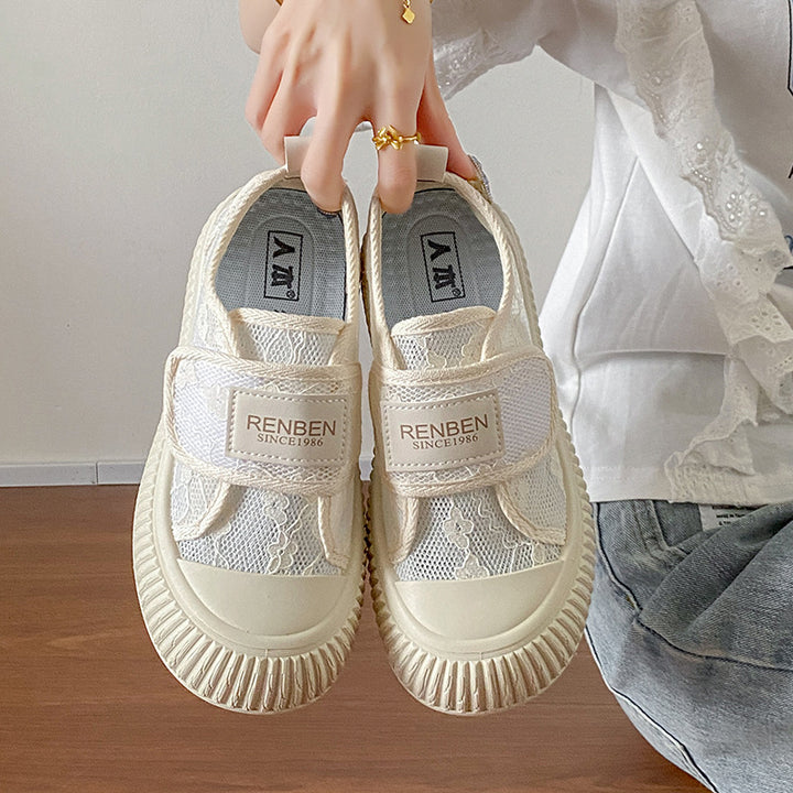 Dame Sneaker med innovativt velcro og trendy design Stilla