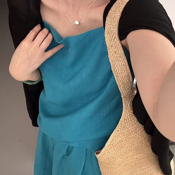 Femme Let Spaghetti-Strop Tanktop Stilla