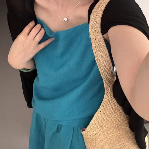 Femme Let Spaghetti-Strop Tanktop Stilla