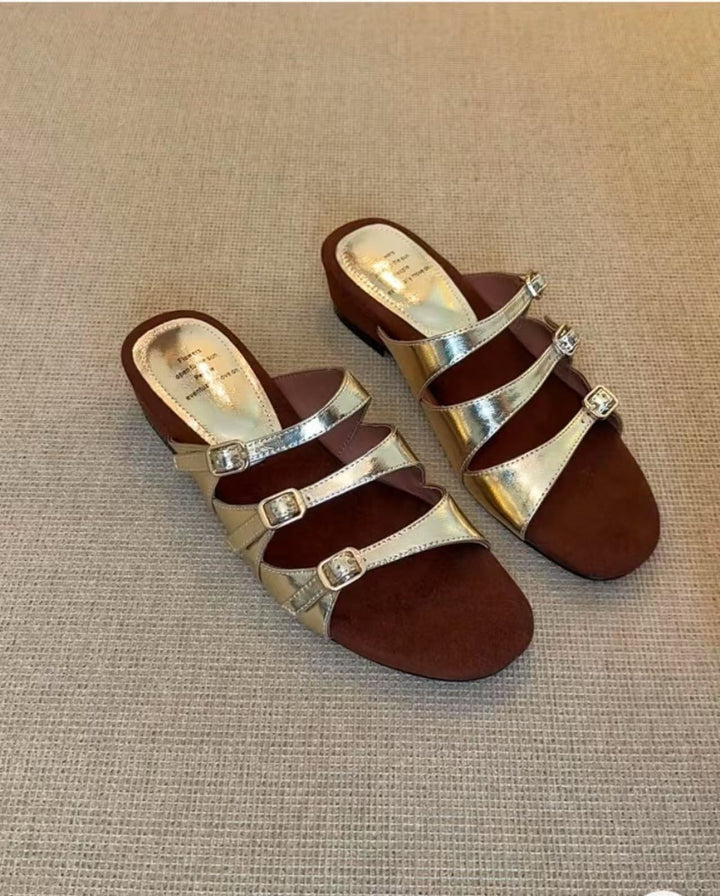 Dame Stilfulde Blokhæls Rutsch Sandaler Stilla