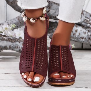 Dame Wedge Sandaler med ventilerende design Stilla