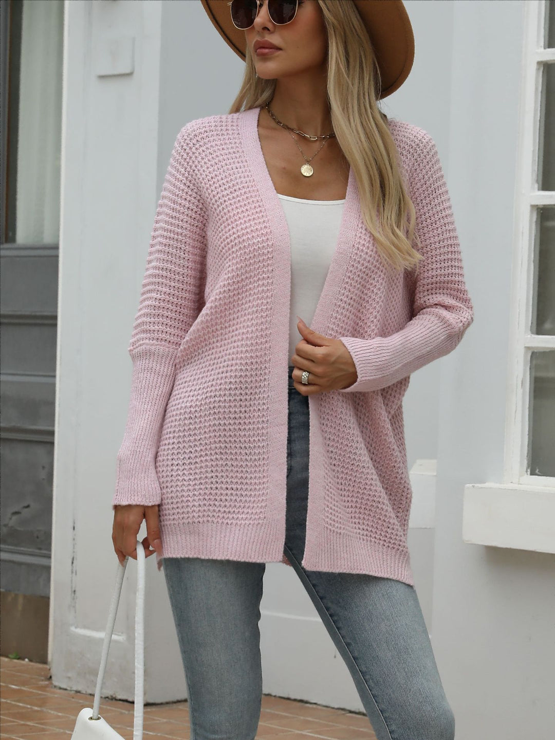 Kvinders åbne cardigan med en afslappet pasform og blødt materiale Stilla