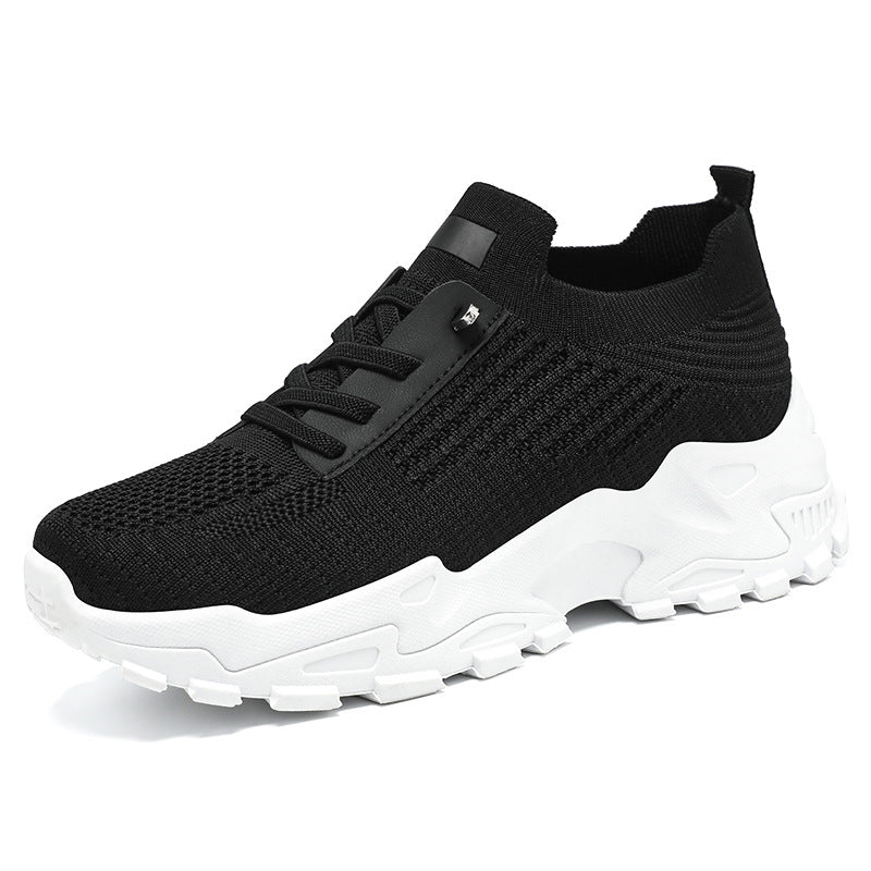Dame Sporty Strik Sneakers med åndbar struktur og fleksibel sål Stilla