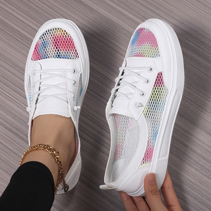 Dame Let Mesh Snørresneaker Stilla