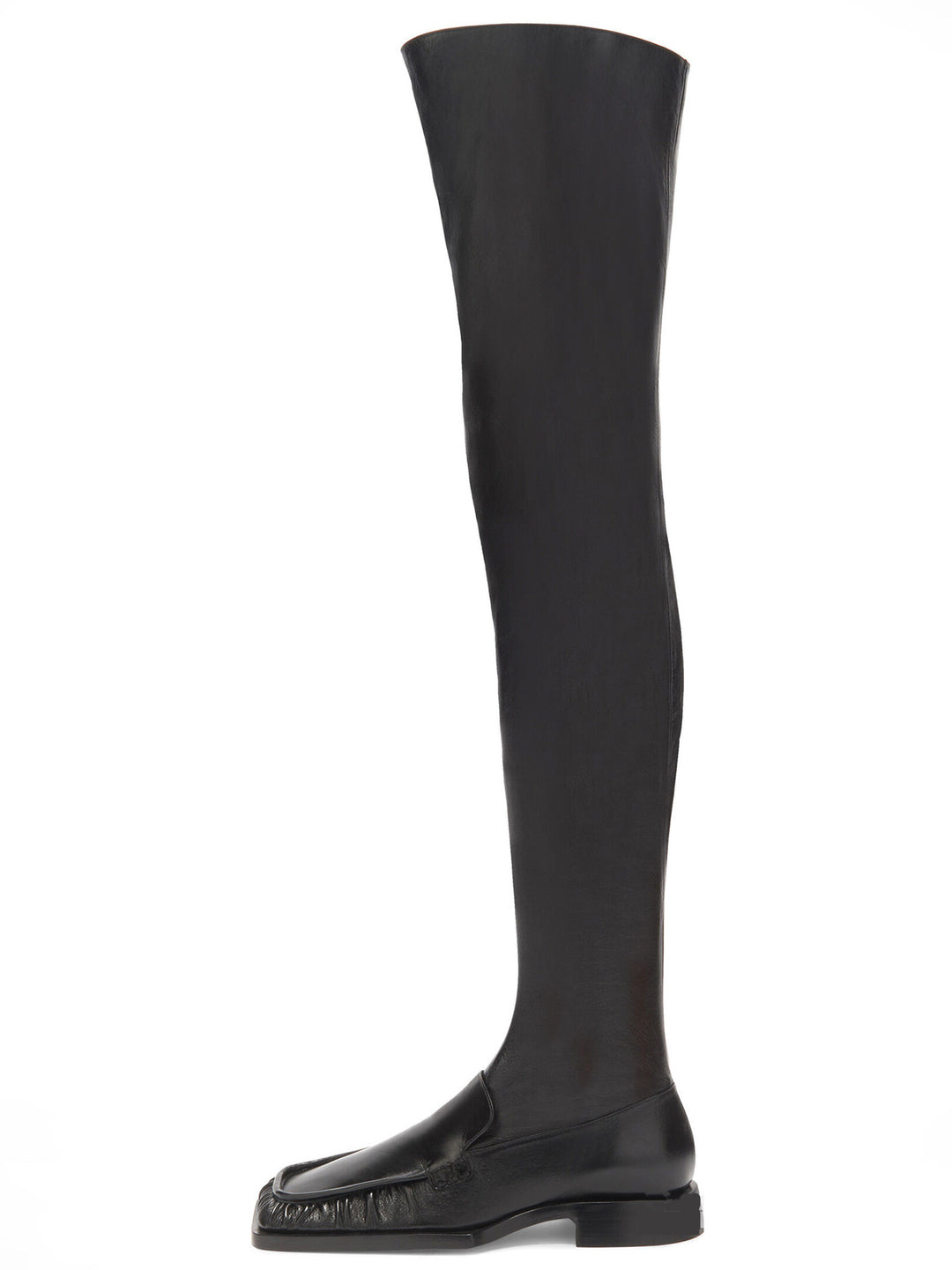 Dame Over-the-Knee Metallic Fashion Støvler med Lynlåsdetalje Stilla