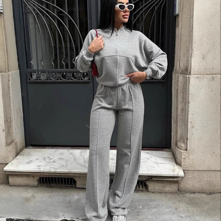 Stilla | Trendy Street Style Jakke Lang Bukser Sæt