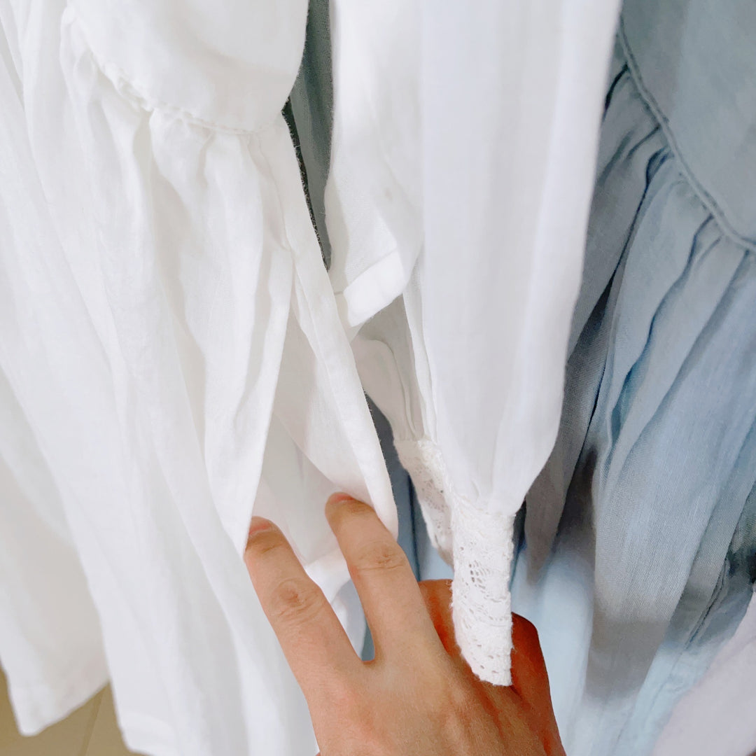 Dame Elegant Spids-Detalje Midi Kjole Stilla