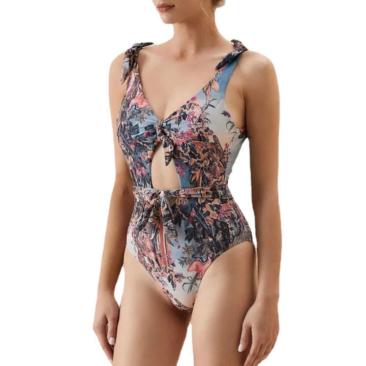 Dame badedragt med elegant udskæring og justerbare skulderstropper Stilla