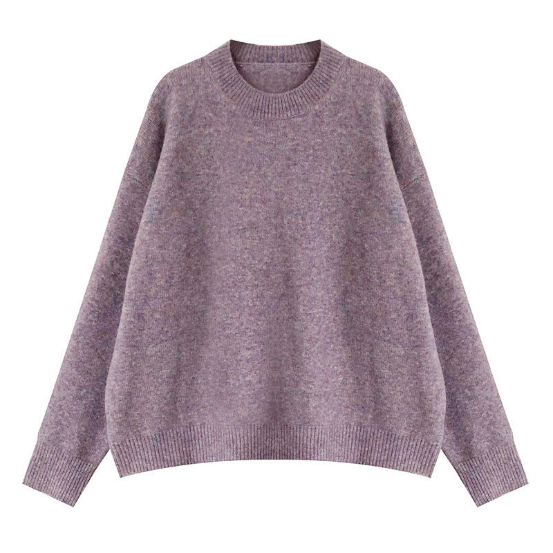 Kvinders oversized strikket sweater med ribbede detaljer Stilla