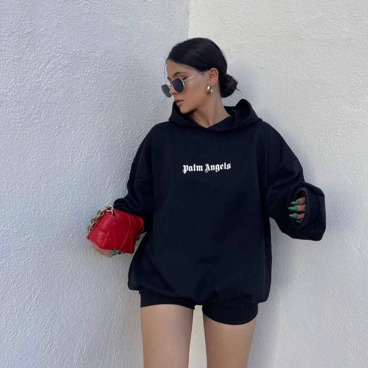 Kvindernes Oversized Hoodie med Kængurulomme Stilla