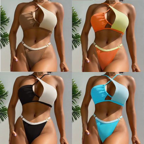 Femme Rippasymmetrisk Bikini-sæt Stilla