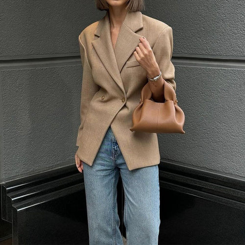 Dame Elegant Boucle-Blazer fra Stilla