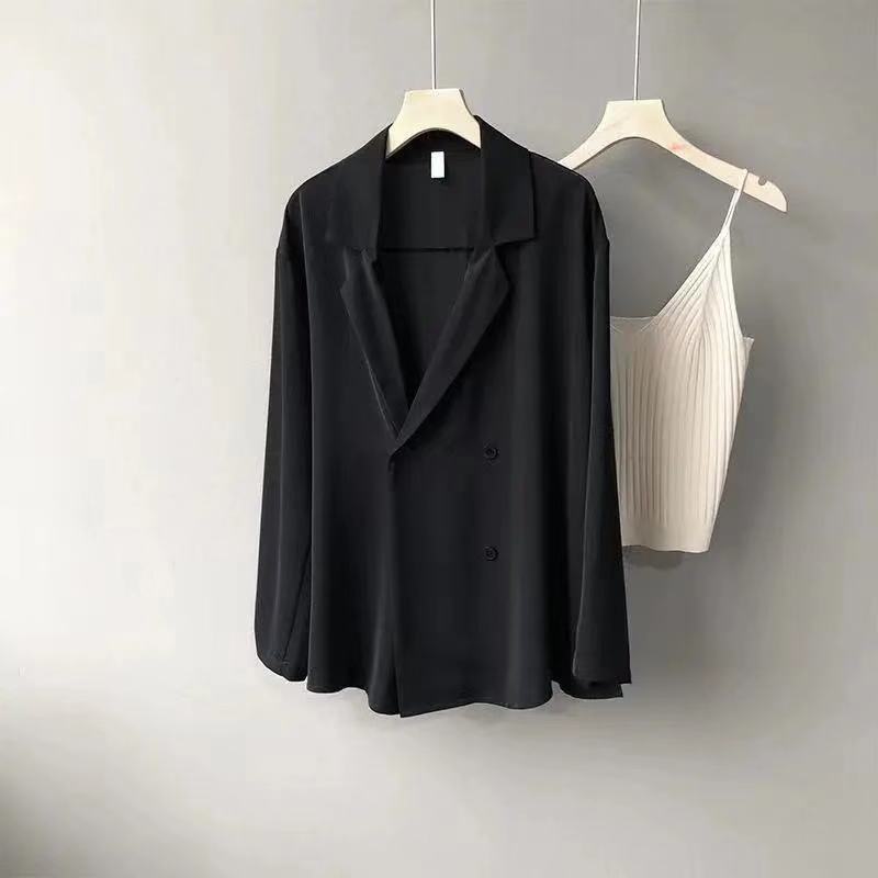 Dame elegant blazer sæt med fashionable shorts Stilla