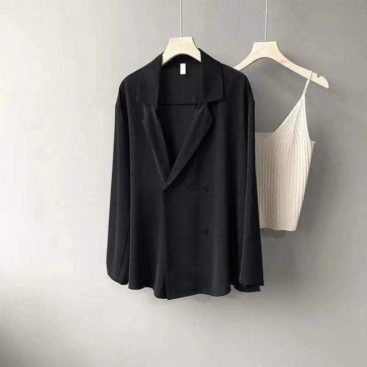 Dame elegant blazer sæt med fashionable shorts Stilla