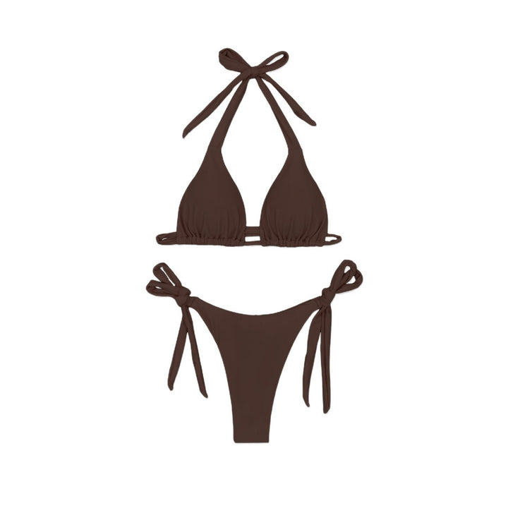 Femme justerbar trekant-bikini-sæt Stilla