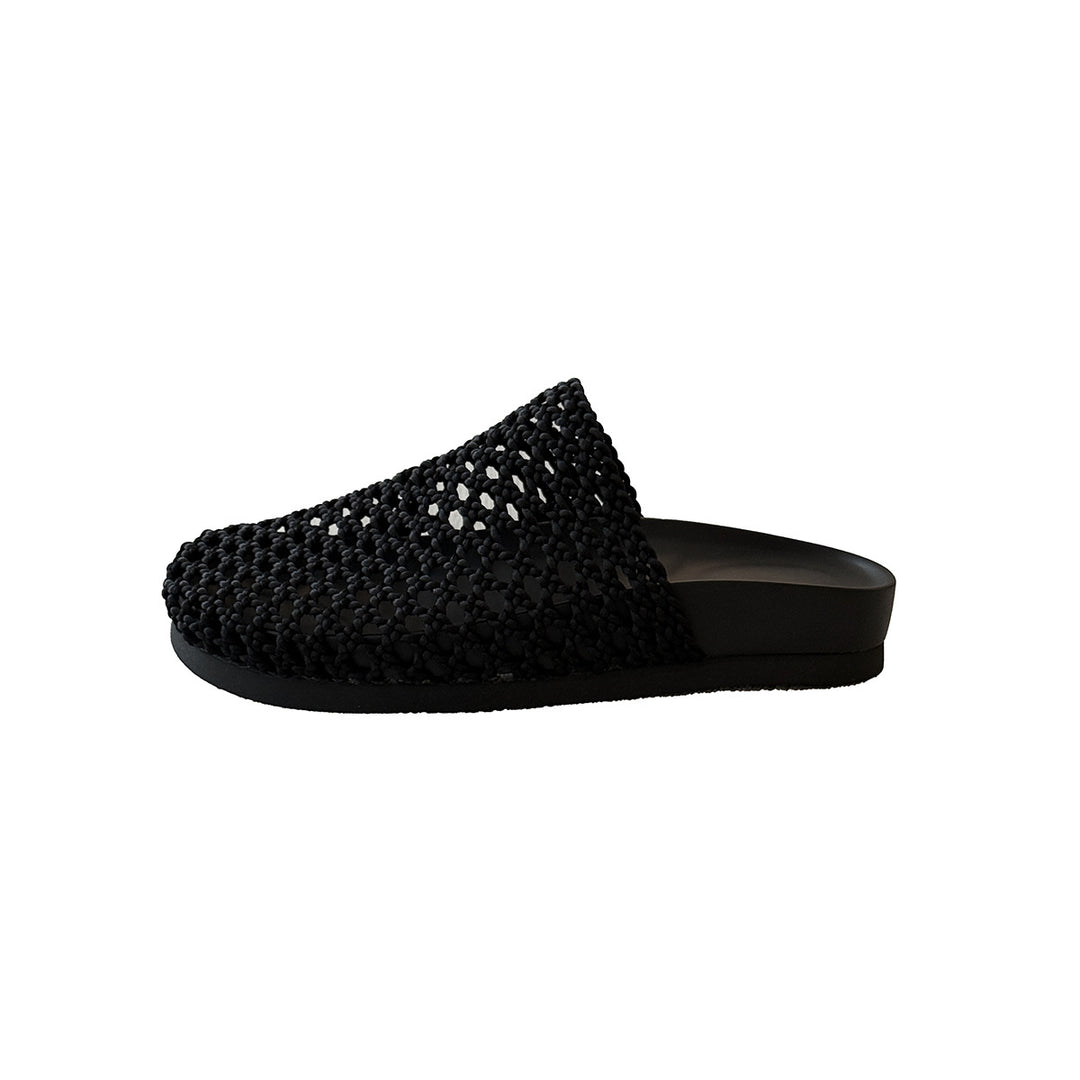 Femme Åndbare Åben-Tå Slip-On Mules Stilla