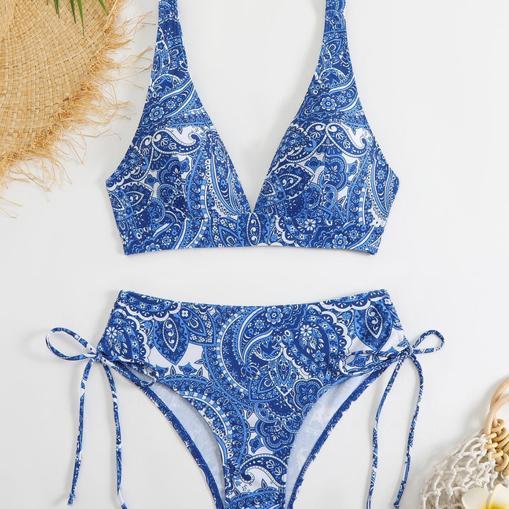 Dame Elegant Paisley mønster Bikini sæt Stilla
