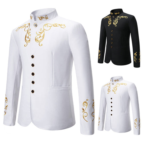 Stilfuld broderet Blazer til herrer Stilla