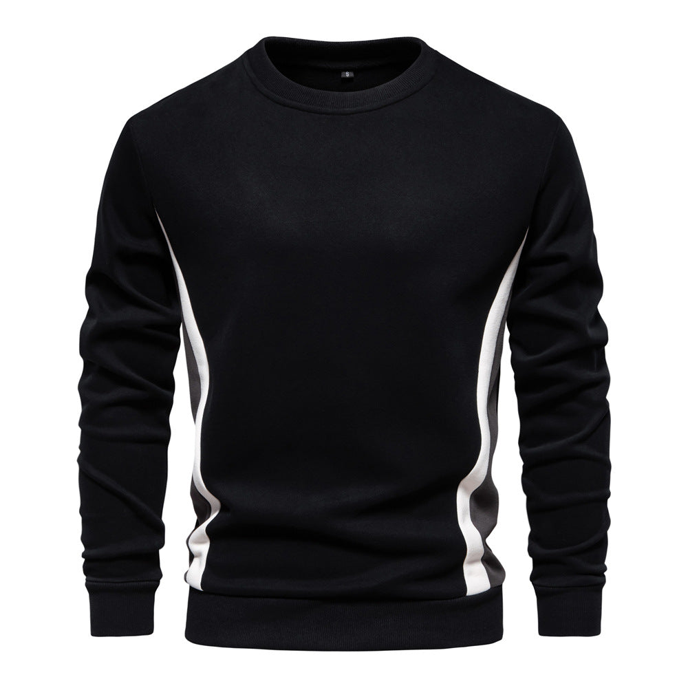 Herre fritidssweatshirt med moderne farveaccenter og blød inderside Stilla