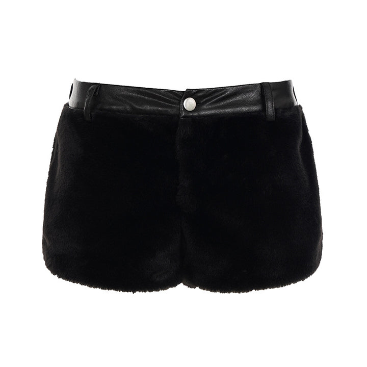 Dame Kunsstof-fleece-shorts Skovae