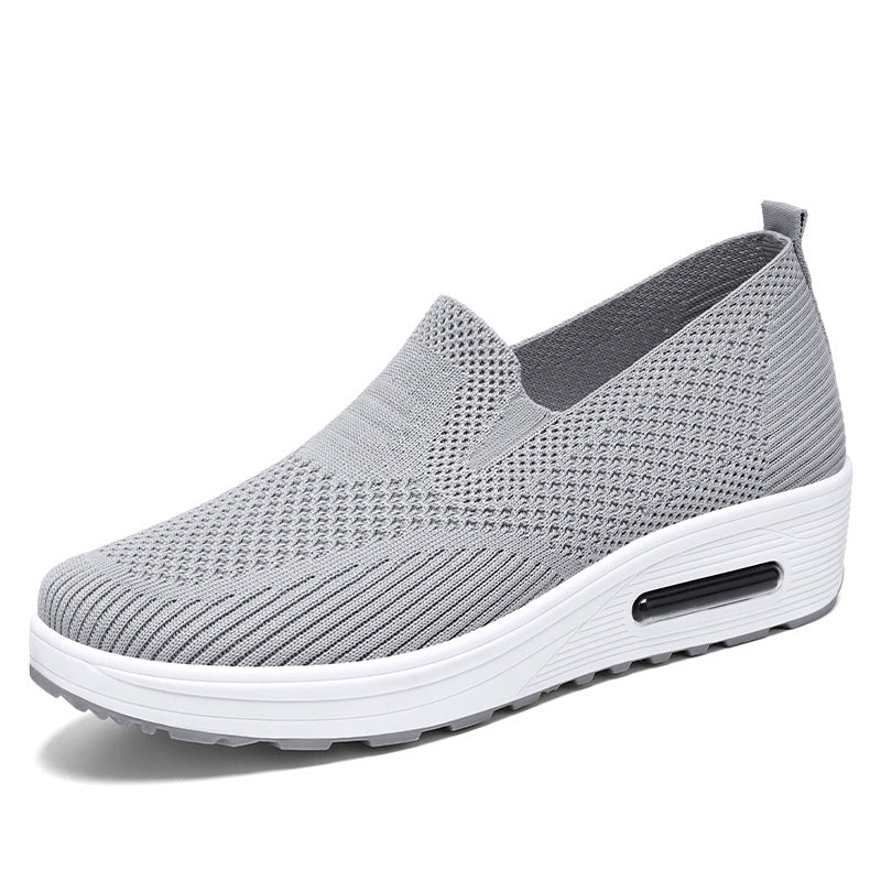 Dame Sporty Slip-On Sko med åndbart Mesh-Overmateriale Stilla