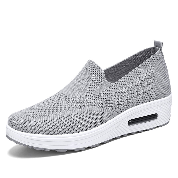 Dame Sporty Slip-On Sko med åndbart Mesh-Overmateriale Stilla