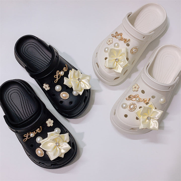 Damer Legesyge Clogs med elegant blomstersmykning og personlige accentuer Stilla