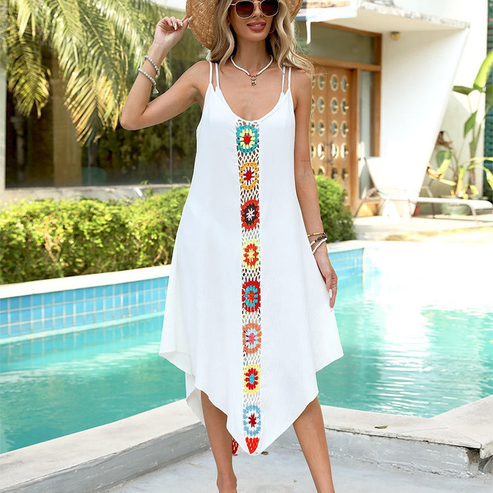 Dame Bohemian Stil Flydende Midi-Kjole Stilla