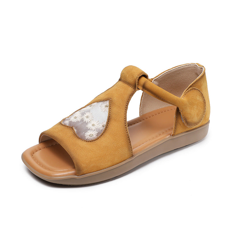 Dame Open-Toe Komfortsandaler med justerbare remme Stilla