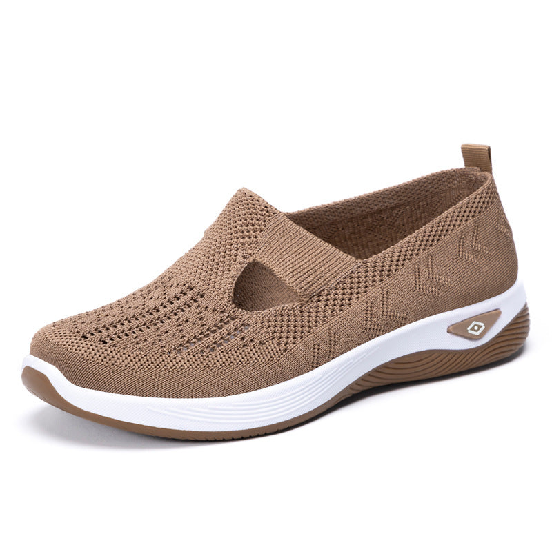 Dame Åndbare Slip-On Sneakers med fleksibel sål og elastisk overmateriale Stilla