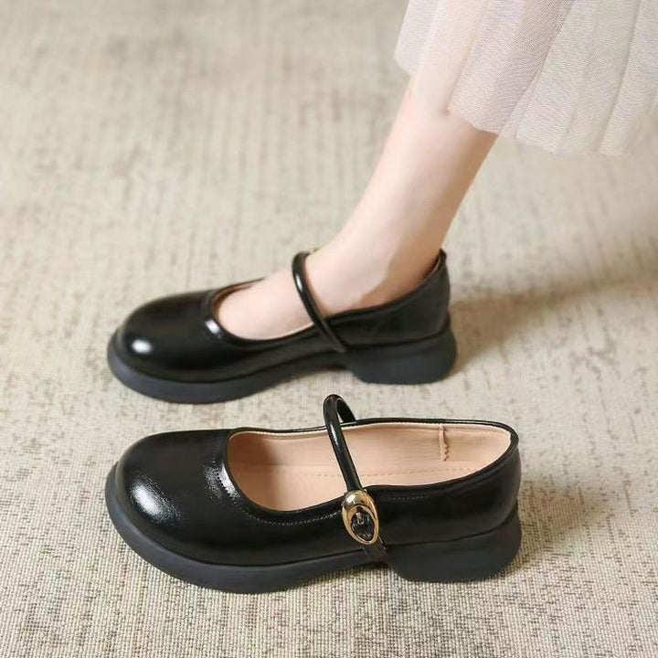 Dame Mary Jane Ballerinas med elegant rem og komfortabelt fodseng Stilla