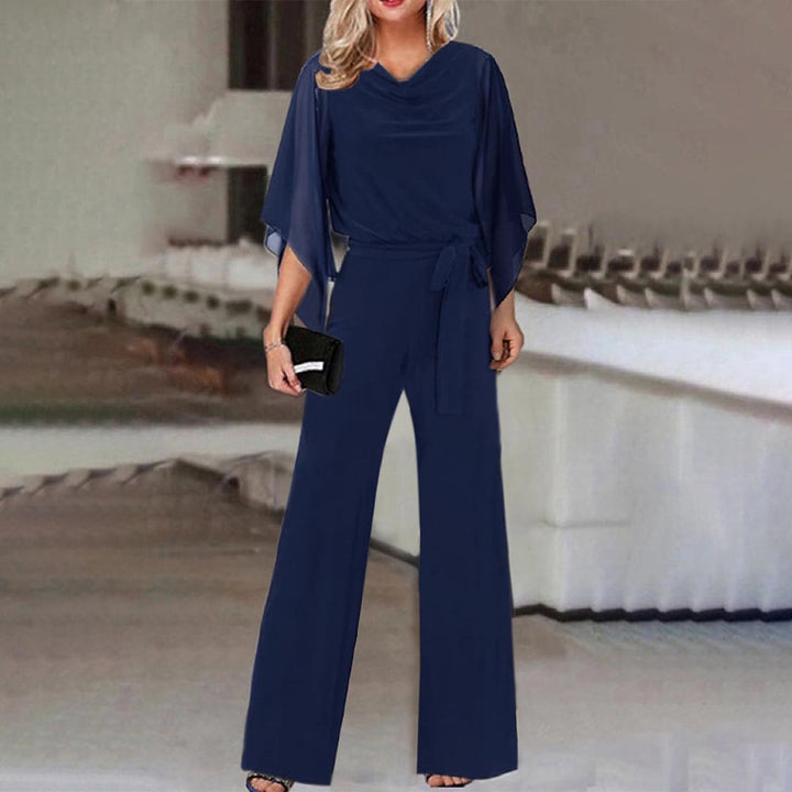 Dame Elegant Bredbenet Jumpsuit Stilla