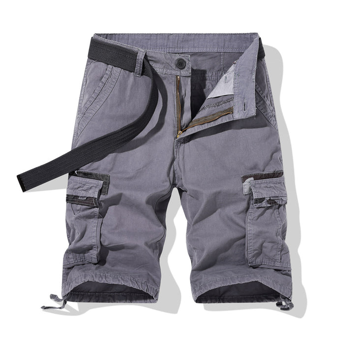 Herrer Cargo-Shorts med multifunktionelle lommer og justerbar talje Stilla