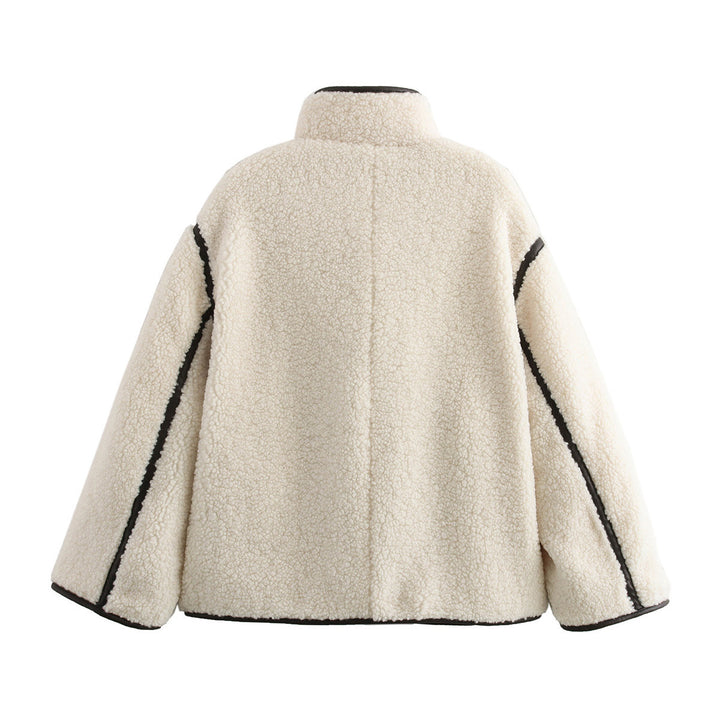 Femme Cozy Faux Shearling Jakke Stilla