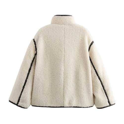 Femme Cozy Faux Shearling Jakke Stilla
