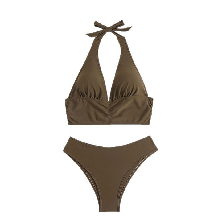 Dame Højkrave Bikini Sæt Stilla